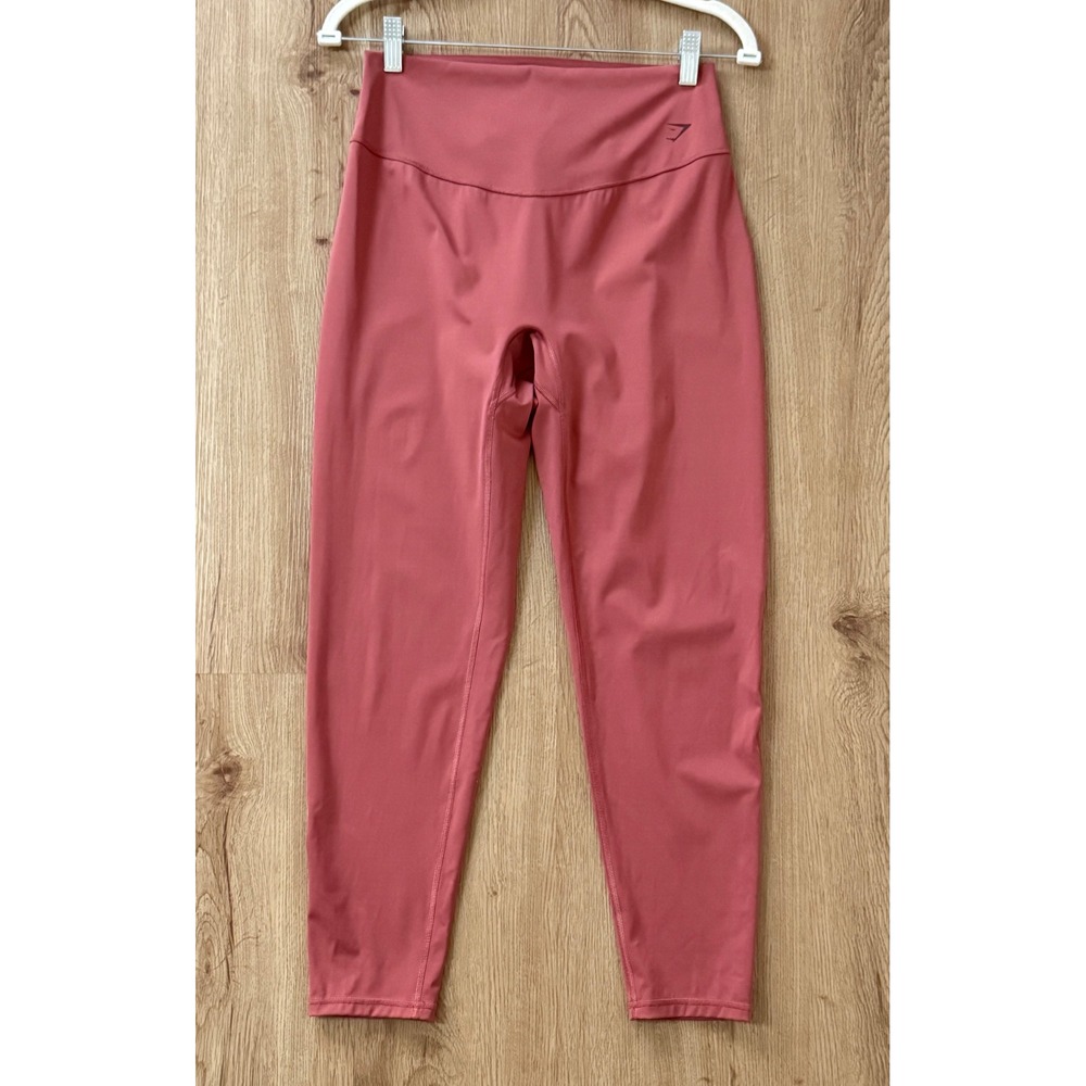 Gymshark Elevate Seamless High Waisted Leggings Rose Brown Sz XL Fitness Workout